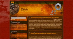 Desktop Screenshot of nigeriaembassy.pl